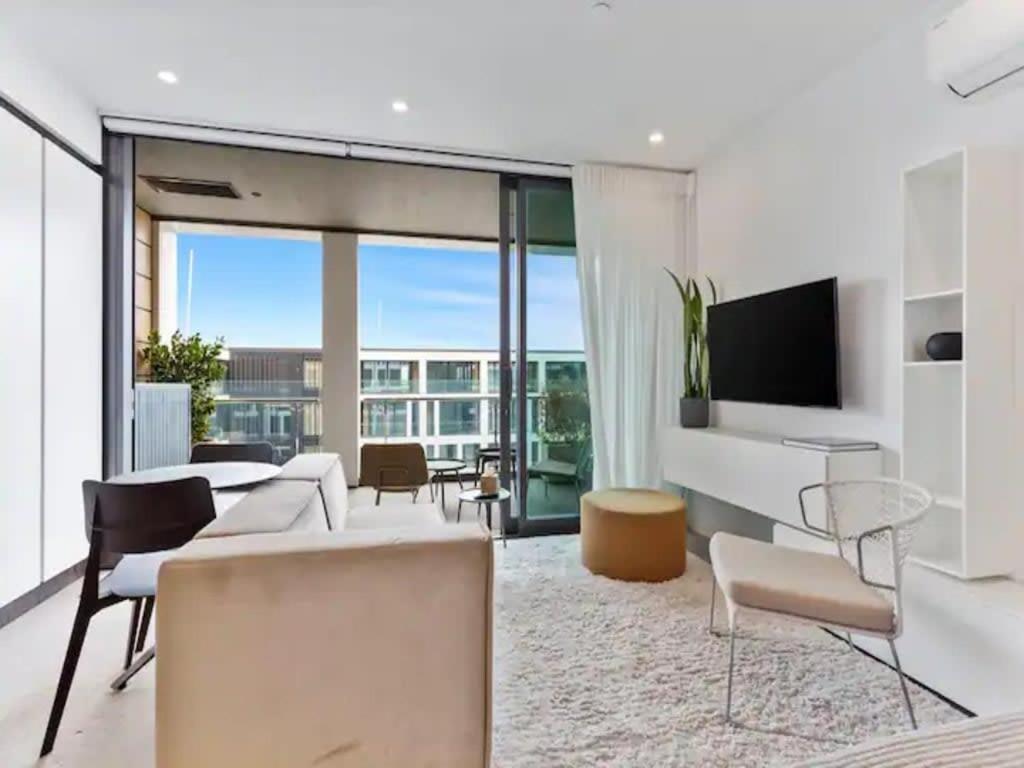 Sleek Modern Studio With Balcony Auckland Exteriér fotografie